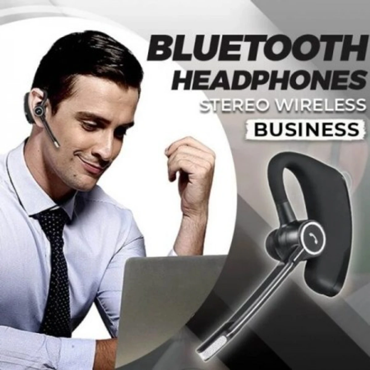 STEREO WIRELESS BUSINESS BLUETOOTH HEADPHONES